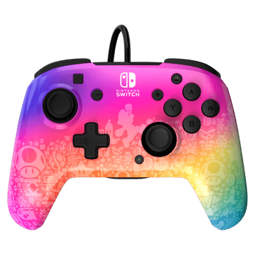 PDP Nintendo Switch Rematch Wired Controller Star Spectrum