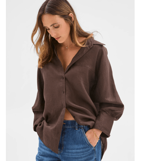 European Linen Long Sleeve Shirt