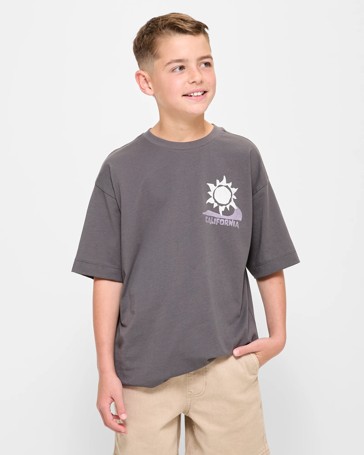 Oversized Graphic Print T-shirt