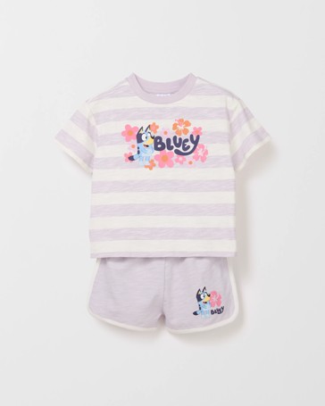 Bluey Australian Cotton Top & Shorts Set