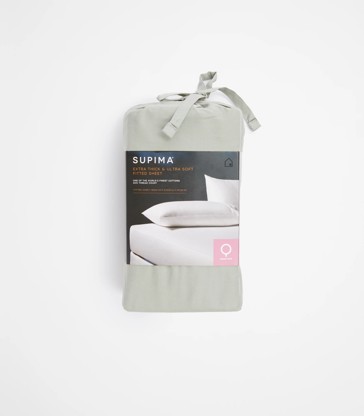 Supima 400 Thread Count Cotton Fitted Sheet