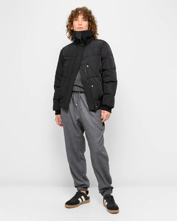 Quilted Bomber Jacket