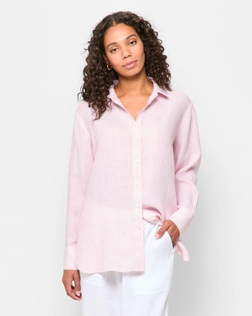 European Linen Long Sleeve Shirt
