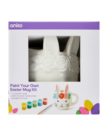 Anko Paint Your Own Easter Mug Kit