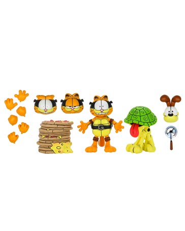 NECA TMNT x Garfield 7-Inch Action Figures