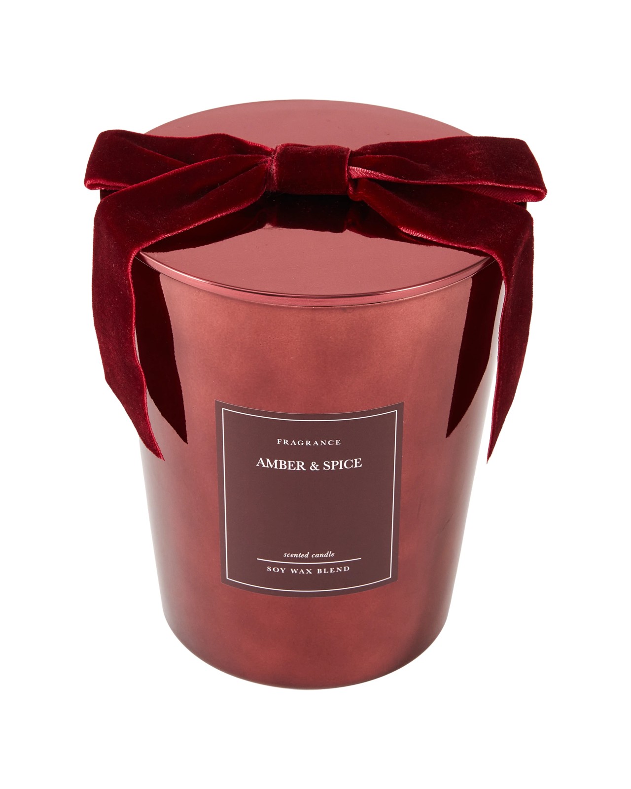 Anko Christmas XL Fig Metallic Glass Candle 2 of 6