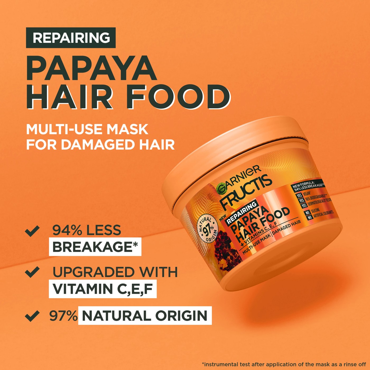 Garnier Fructis Repairing Papaya Hair Food 390ml 3 of 6