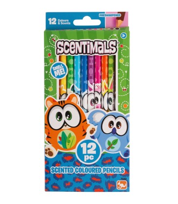 Scentimals Scented 12 Coloured Pencils