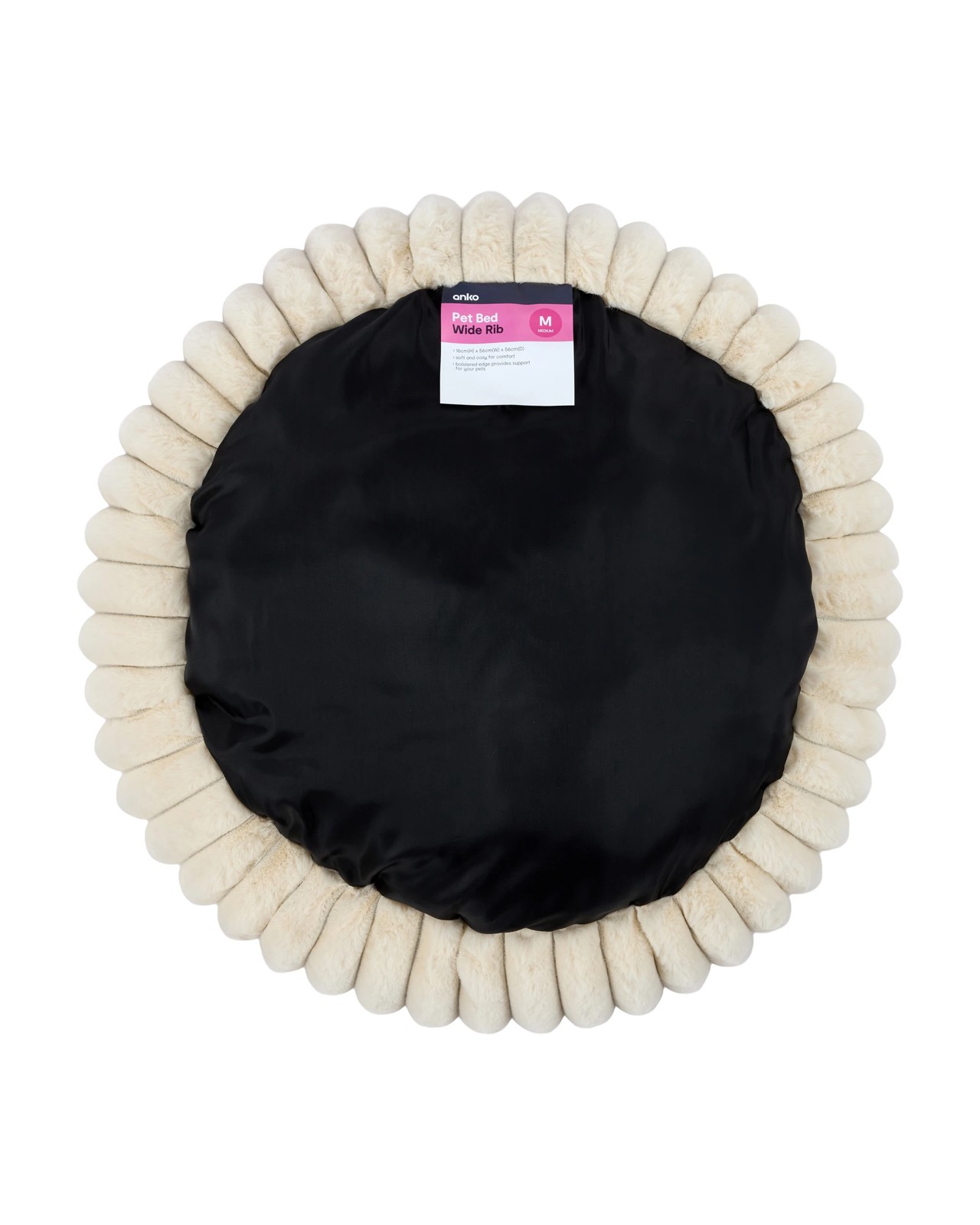 Anko Pet Bed Wide Rib- Medium 6 of 6