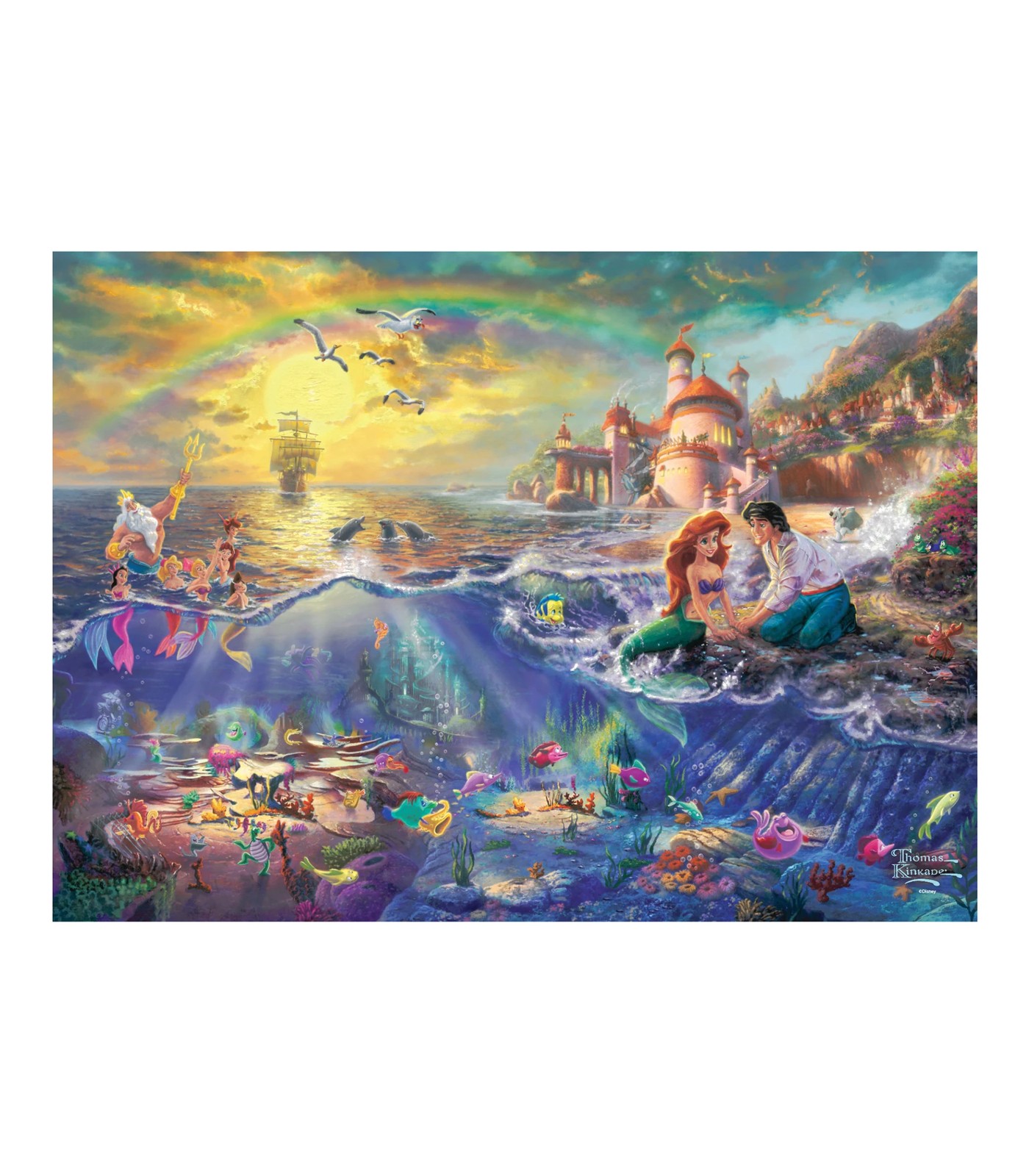 Thomas Kinkaid Disney Assortment 4 in 1 Multipack Puzzle Set