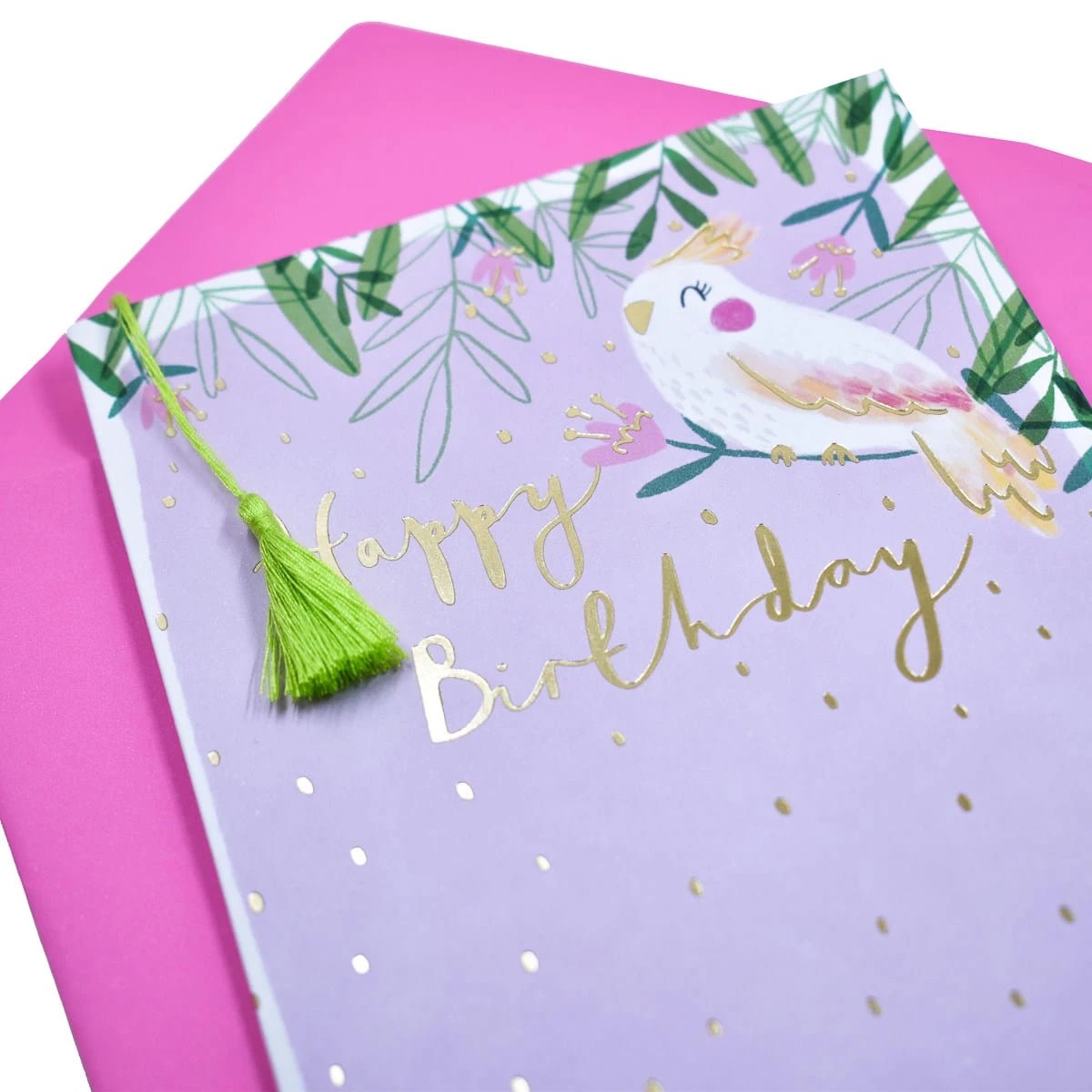 Hallmark Birthday Card - Bird Tassel 3 of 3