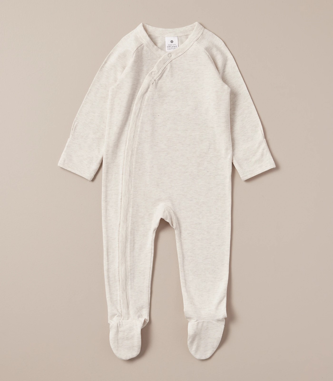3 Pack Baby Organic Cotton Side Zip Coverall 3 of 6