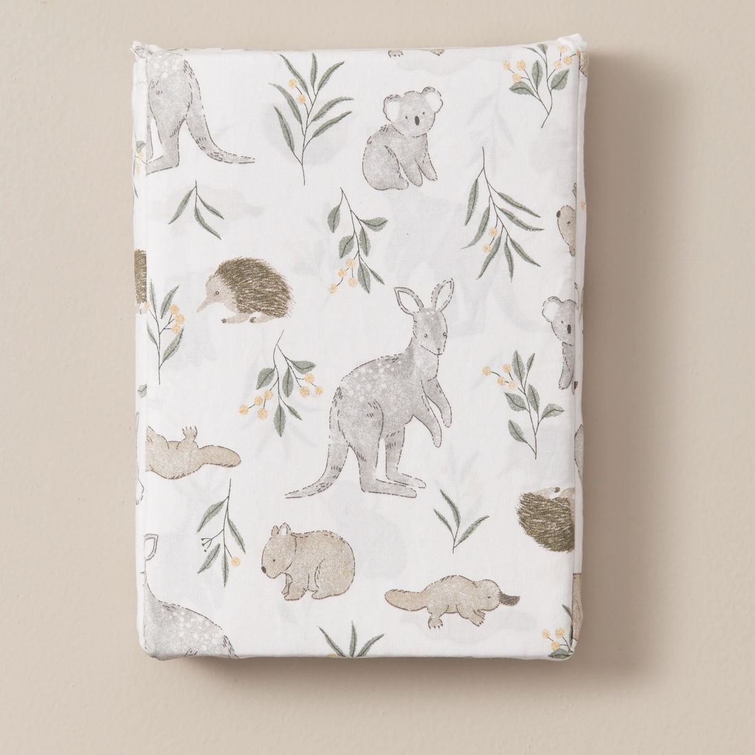 bub. Organic Cotton Fitted Cot Sheet Target Australia