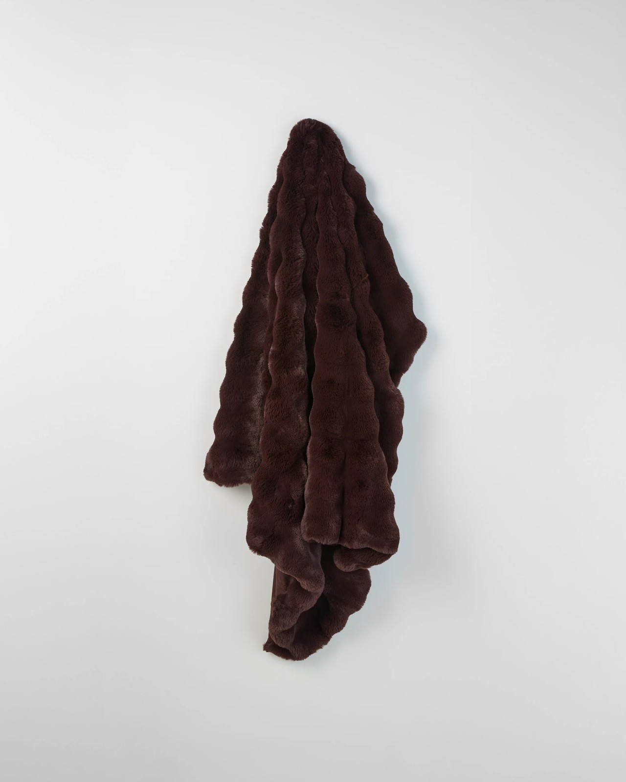 Ella Faux Fur Throw - Chocolate 3 of 3