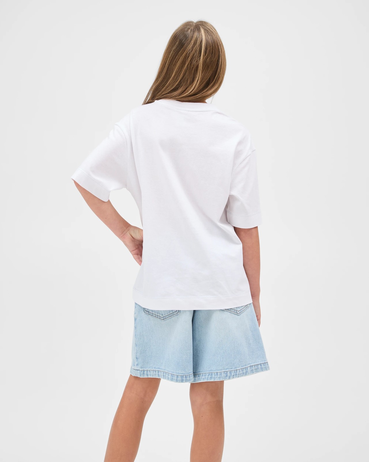Australian Cotton Oversized T-Shirt - Pasta White 4 of 6
