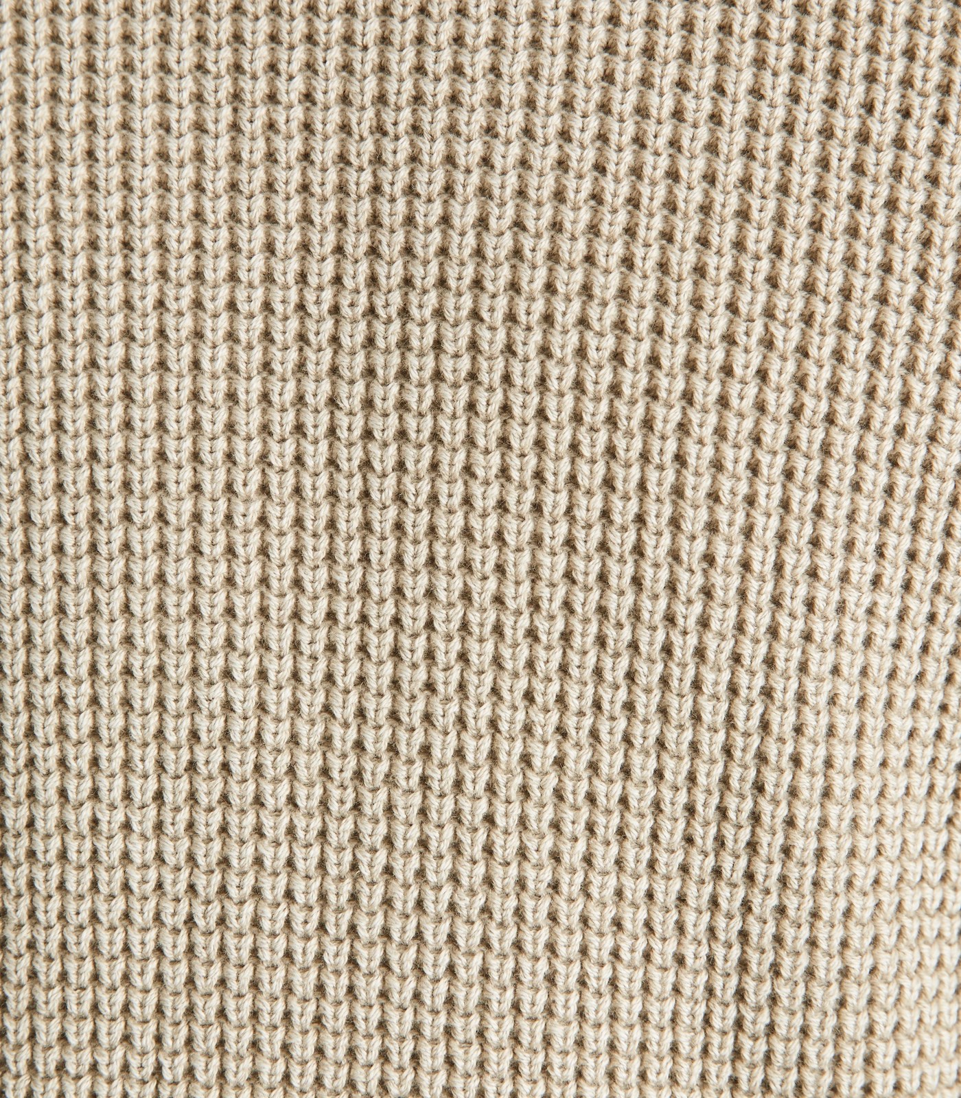 Waffle Knit Jumper - Neutral