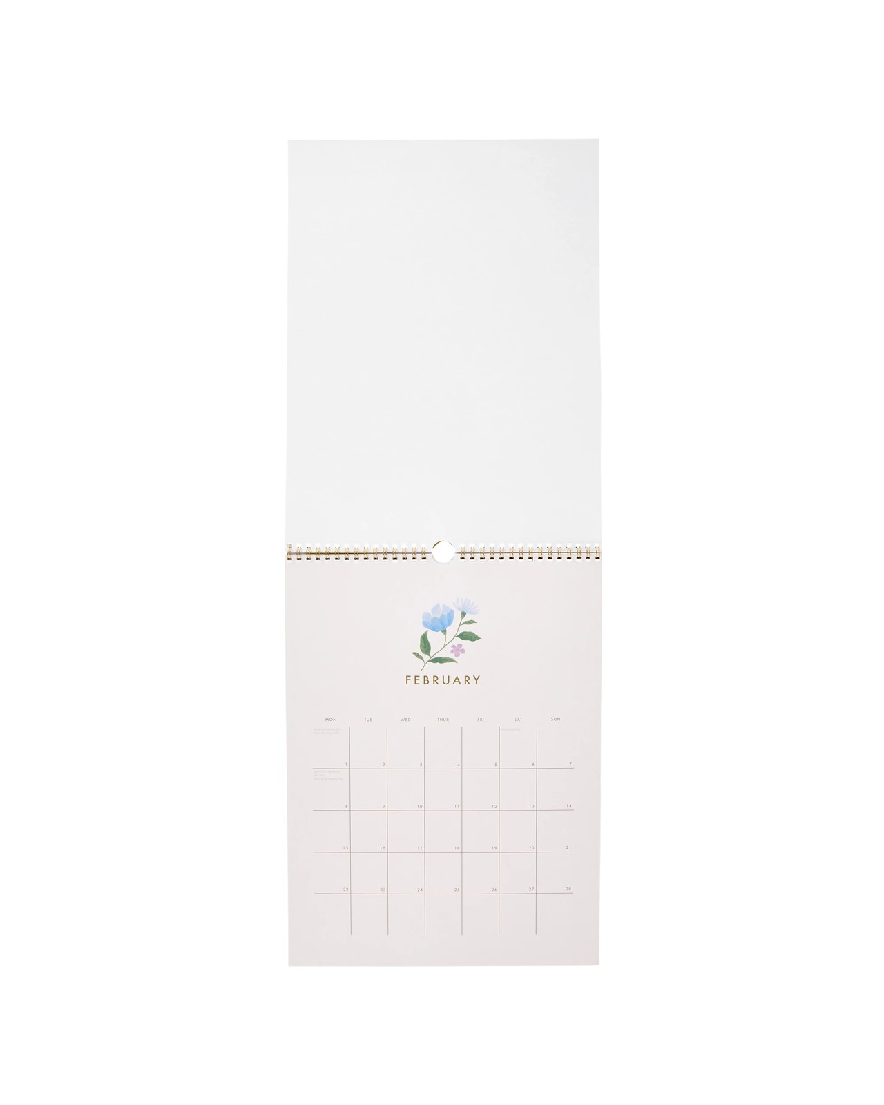 Anko 2027 Wall Flower Calendar 4 of 6