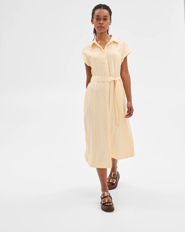 Petites Midi Shirt Dress