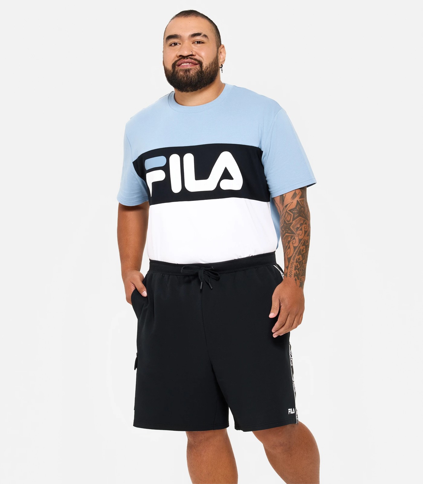 Fila satin shorts on sale