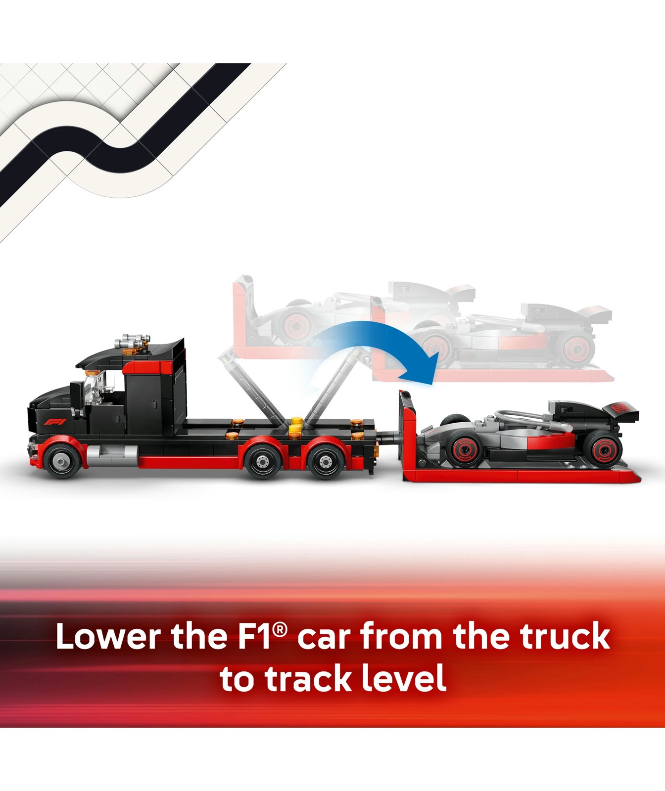 LEGO® City F1® Display Truck with Audi F1® Race Car 60493 3 of 5