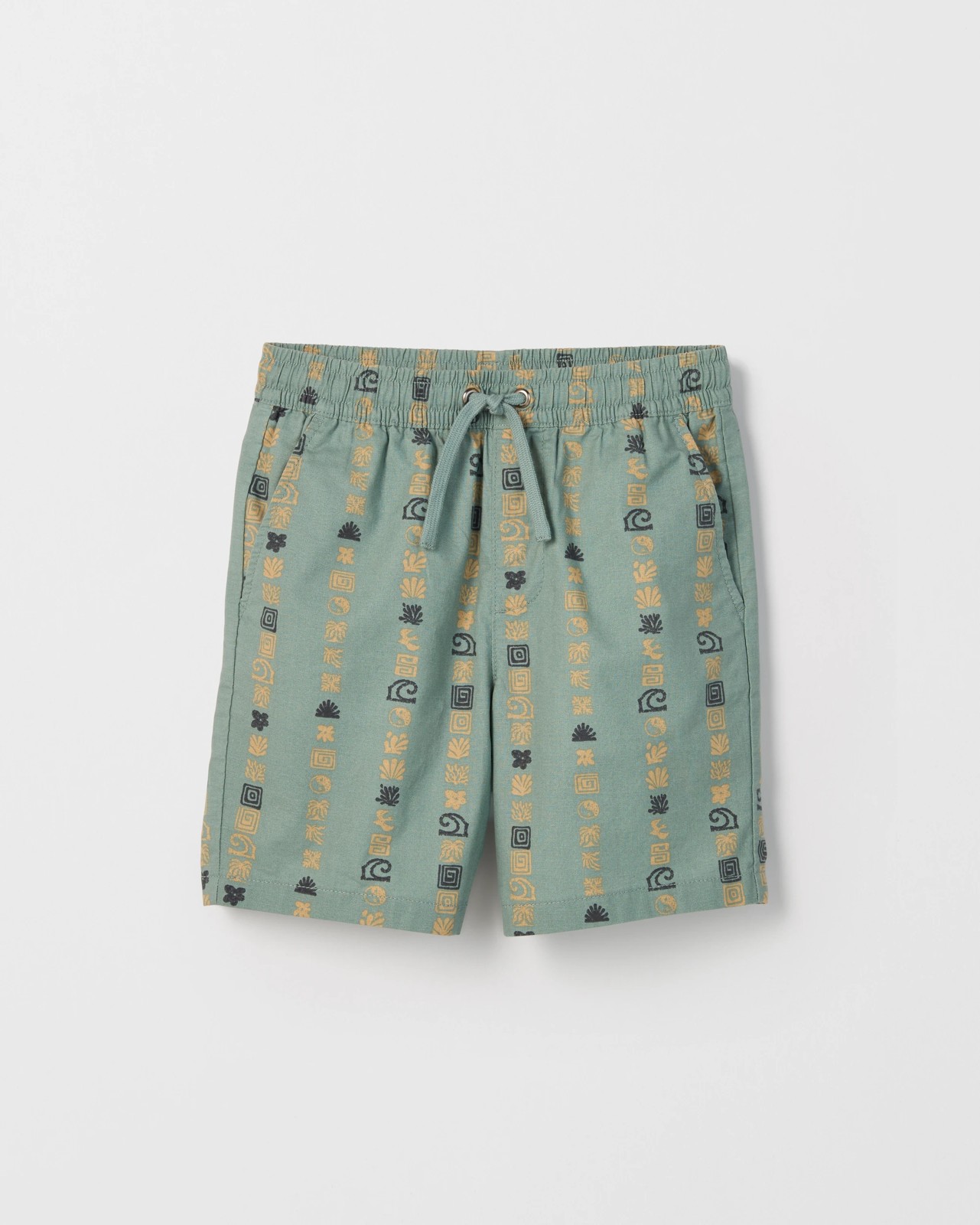 Australian Cotton Printed Shorts - Chinois Green 3 of 5