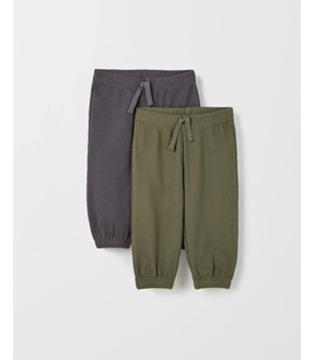 Baby Organic Cotton 2 Pack Waffle Pants