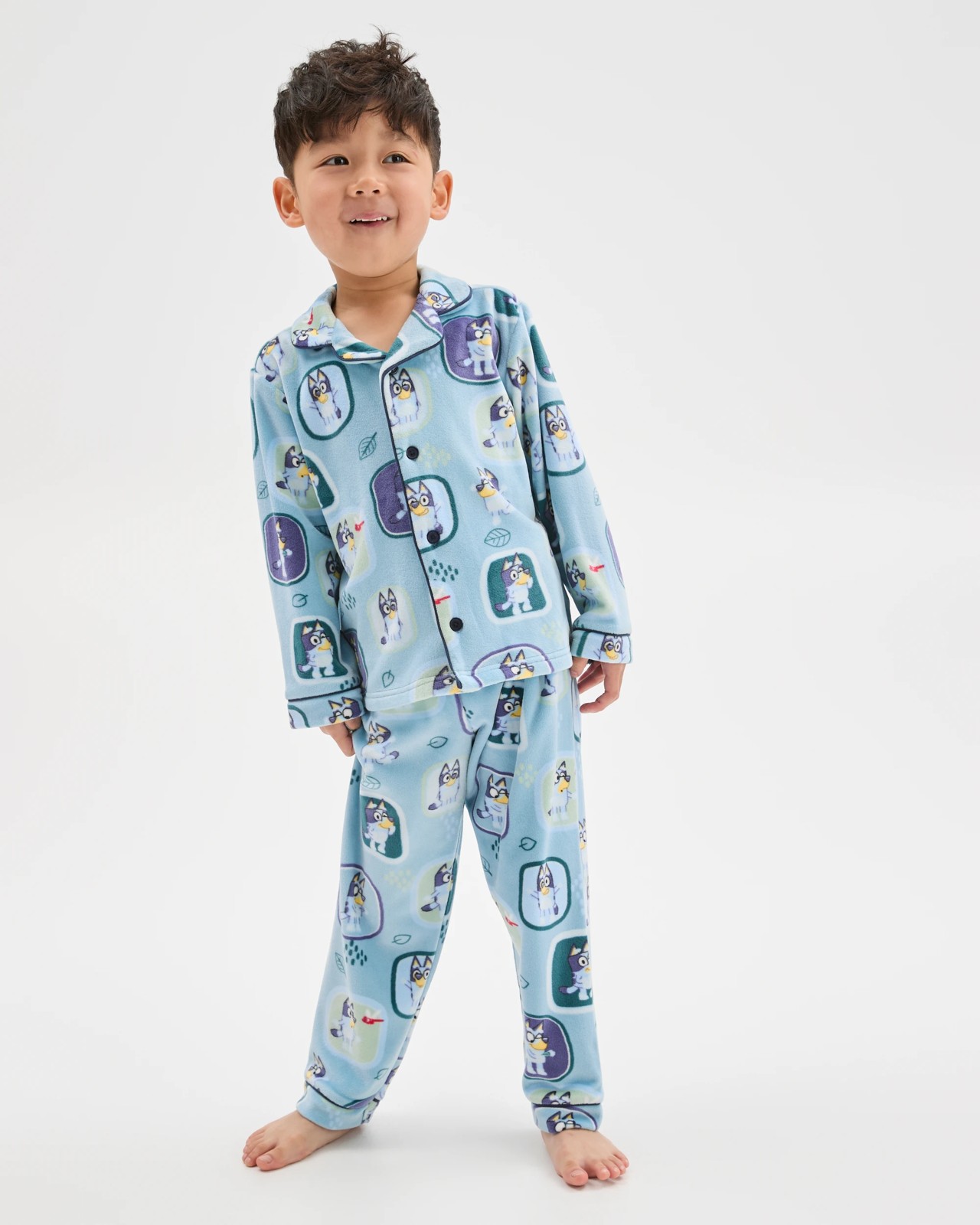 Bluey Younger Boys Fleece Pyjama Set 5 of 6