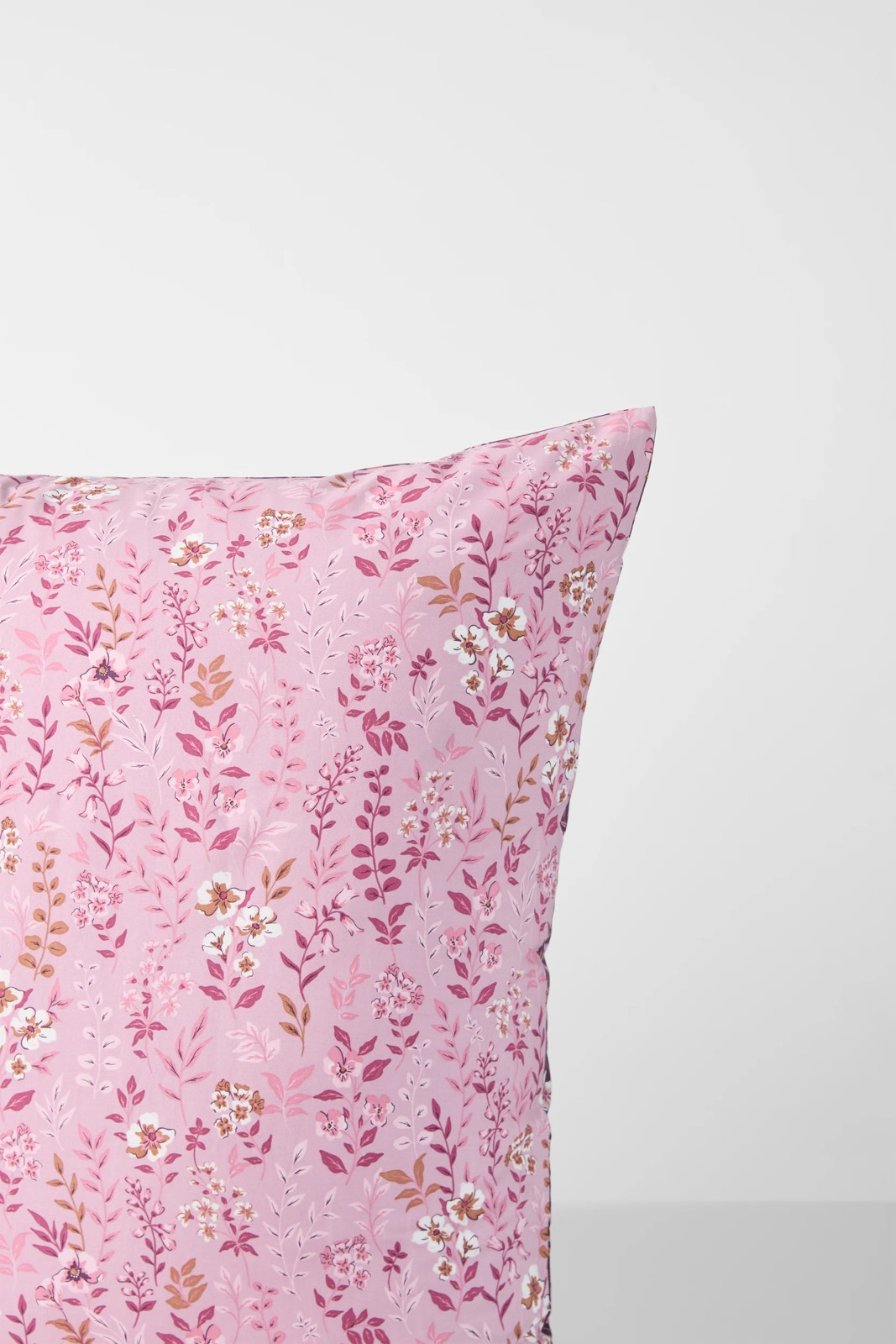 Raina Floral Australian Cotton Pillowcase - Blackberry 5 of 5