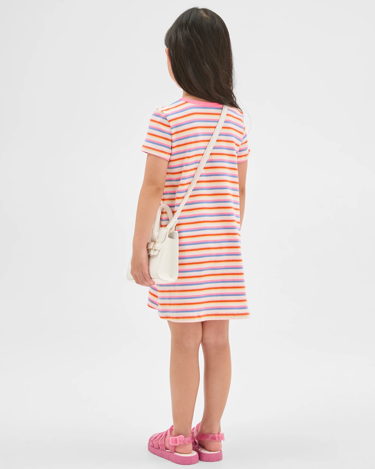 Australian Cotton A-Line Rib Knit Dress 4 of 6