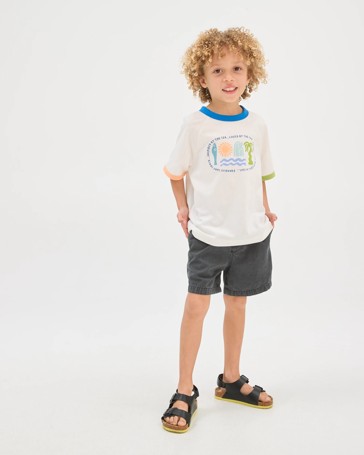 Australian Cotton Oversized Sporty T-Shirt