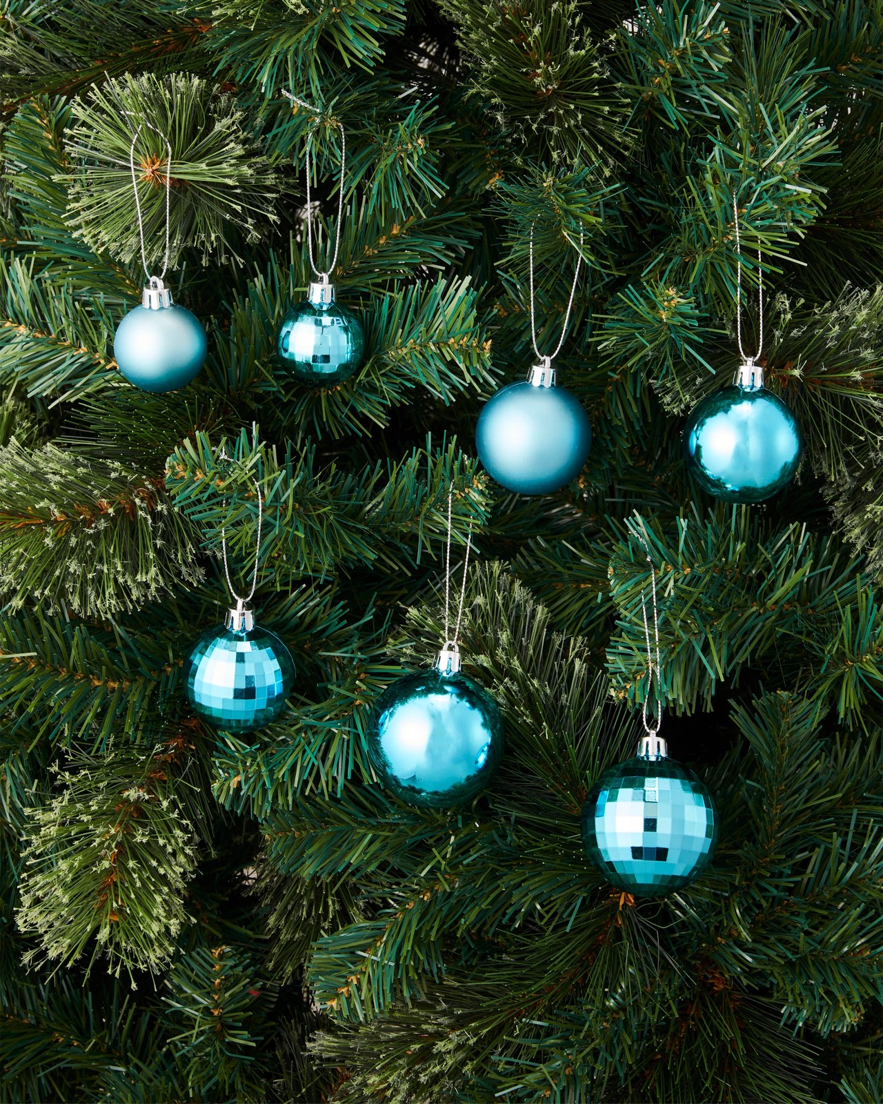 Anko 100 Pack Brights Baubles 3 of 5