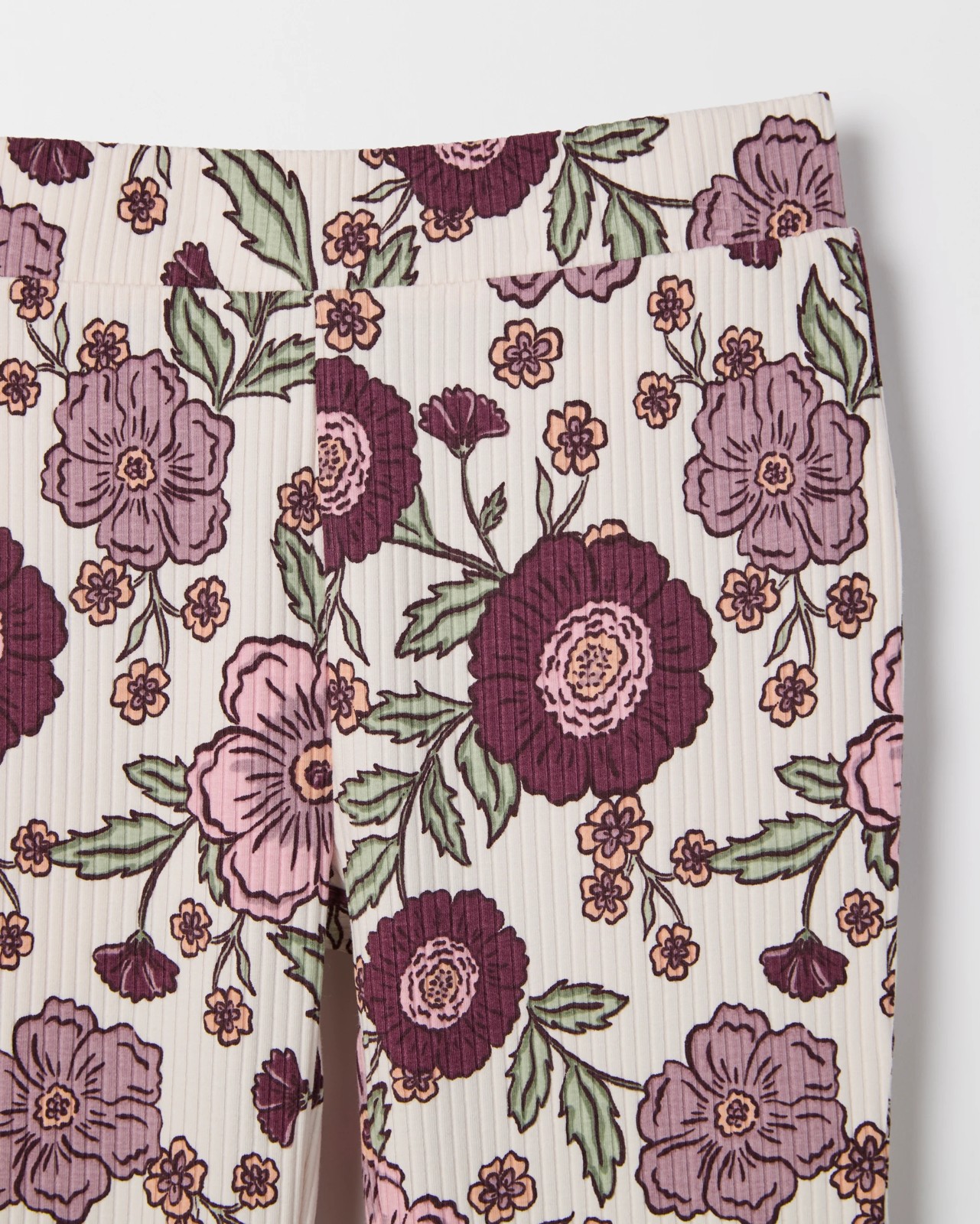 Australian Cotton Rib Flare Leggings 2 of 3