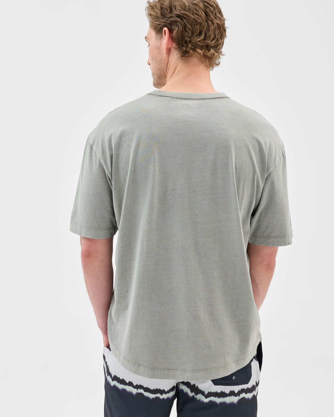 Australian Cotton T-Shirt  - Forest Fog 5 of 6