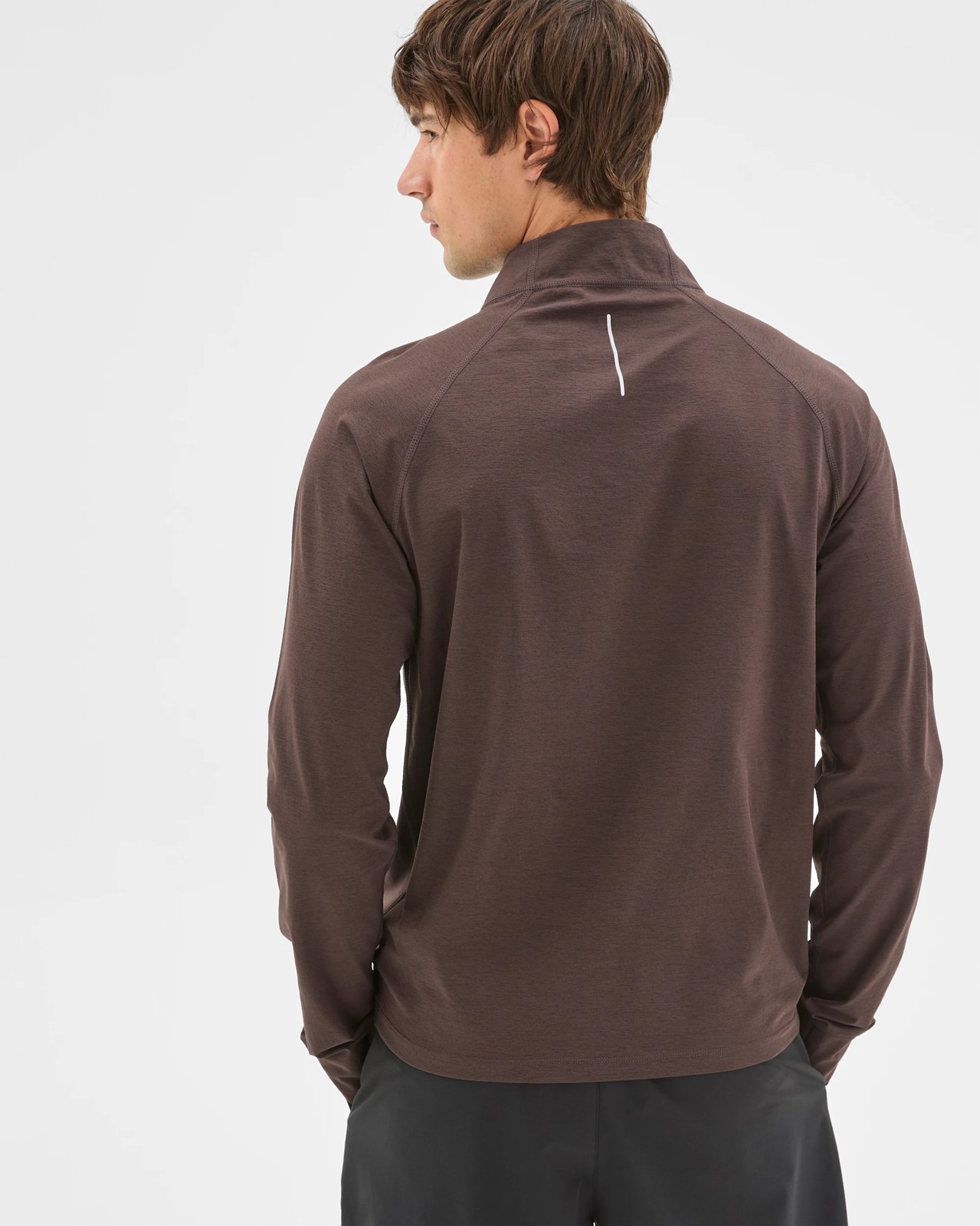 Active 1/2 Zip Jumper - Chocolate 6 of 6
