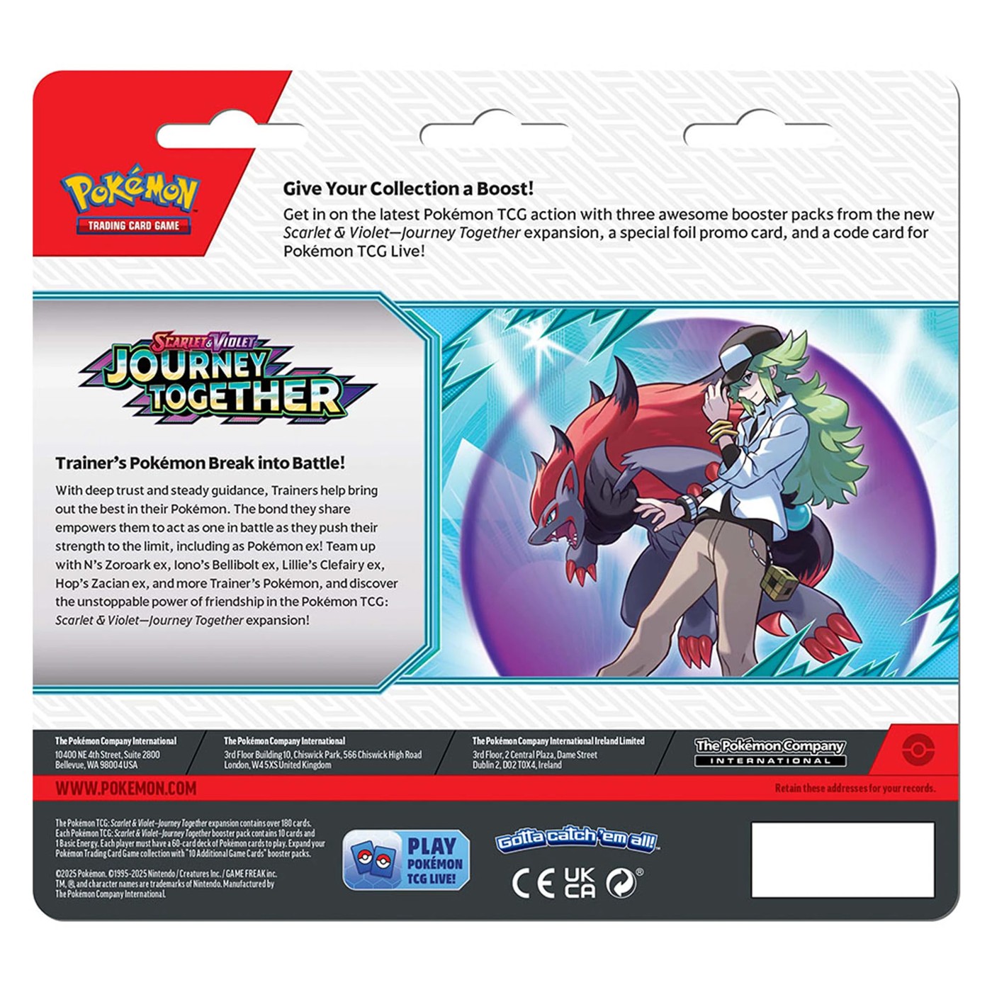 Pokemon TCG: Scarlet & Violet—Journey Together Three-Booster Blister - Assorted* 5 of 5
