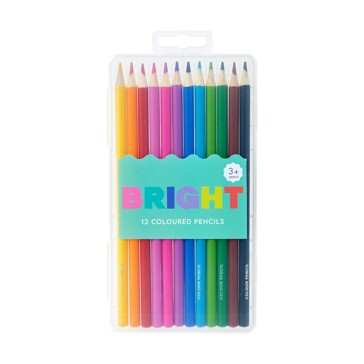 12 Pack Bright Coloured Pencils - Anko