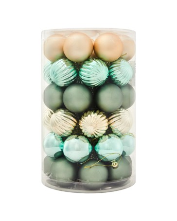Anko 47 Pack 6cm Natural Baubles
