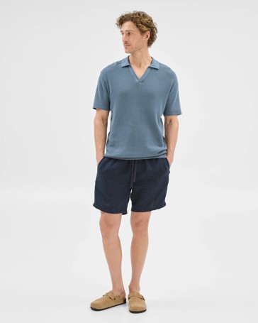 Australian Cotton Knitted Polo Top