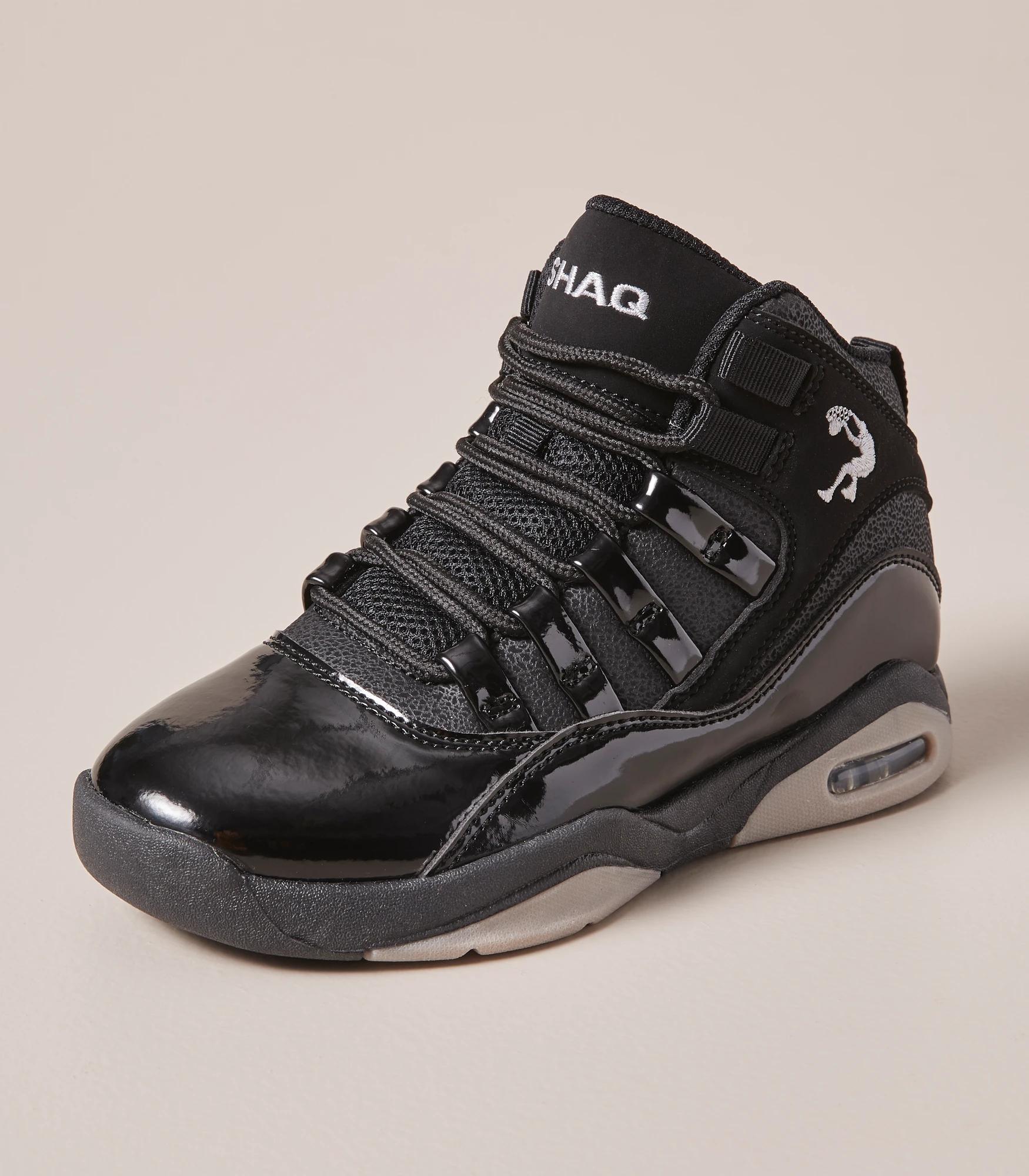 All black best sale shaq shoes