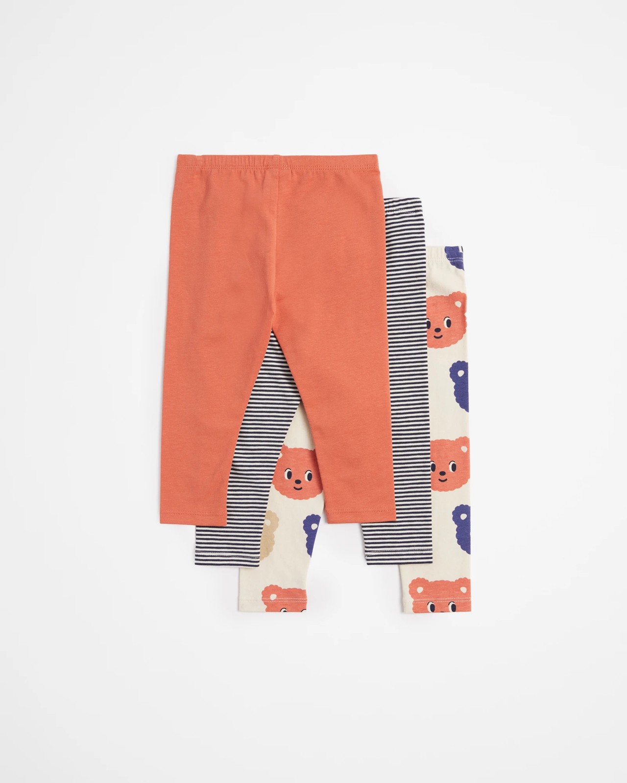 Baby Organic Cotton Leggings 3 Pack 6 of 6