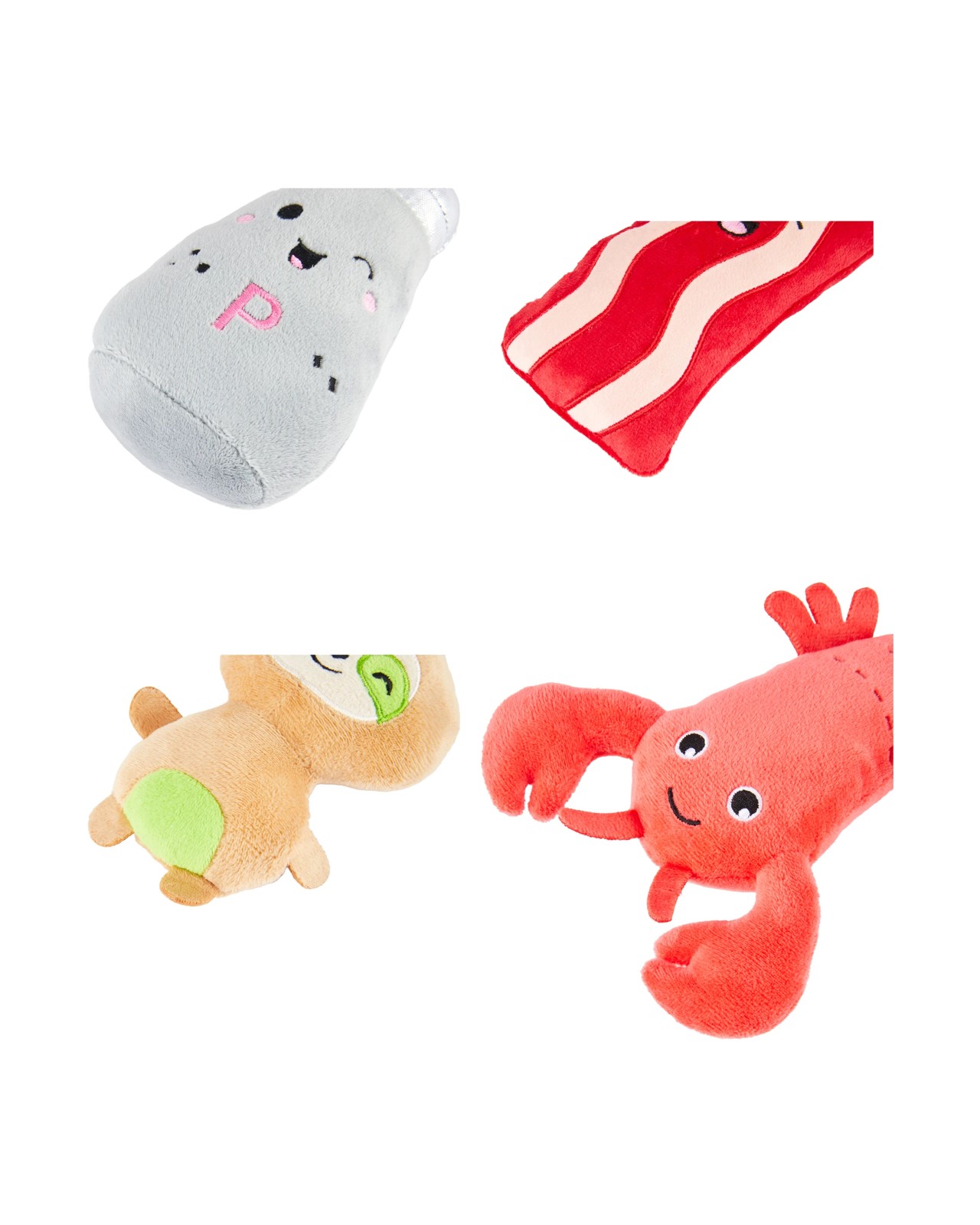 Anko 2 Pack Pet Puppy Plush Toy - Assorted 3 of 4