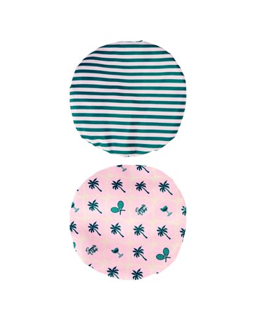 OXX Bodycare 2 Piece Summer Vacay Club Shower Caps