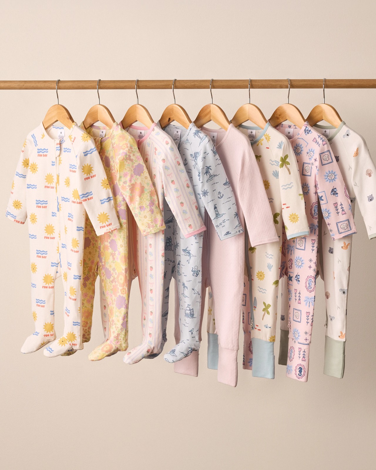 Baby Organic Cotton Footless Coverall 6 of 6