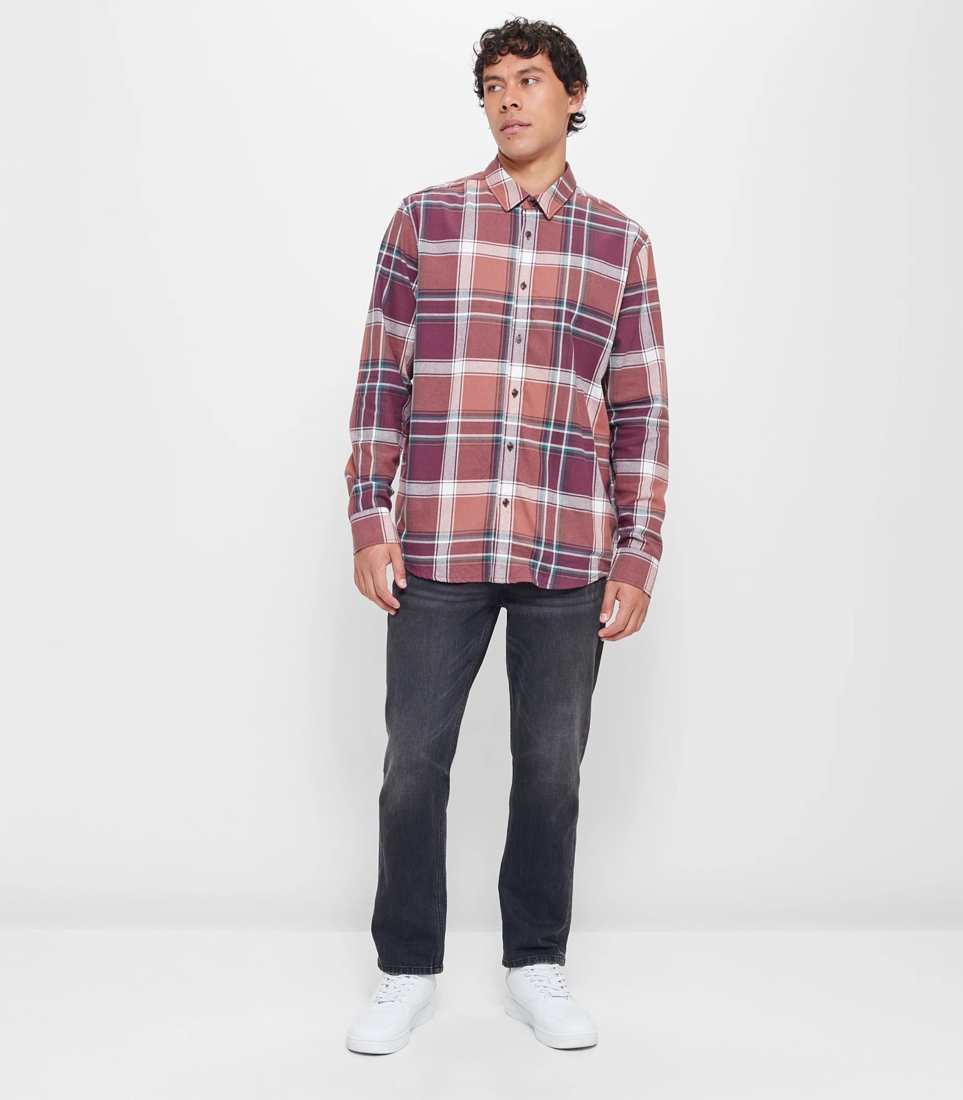 Check Flannel Shirt - Commons - Plum | Target Australia