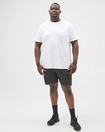 Plus Size Active Basketball Shorts