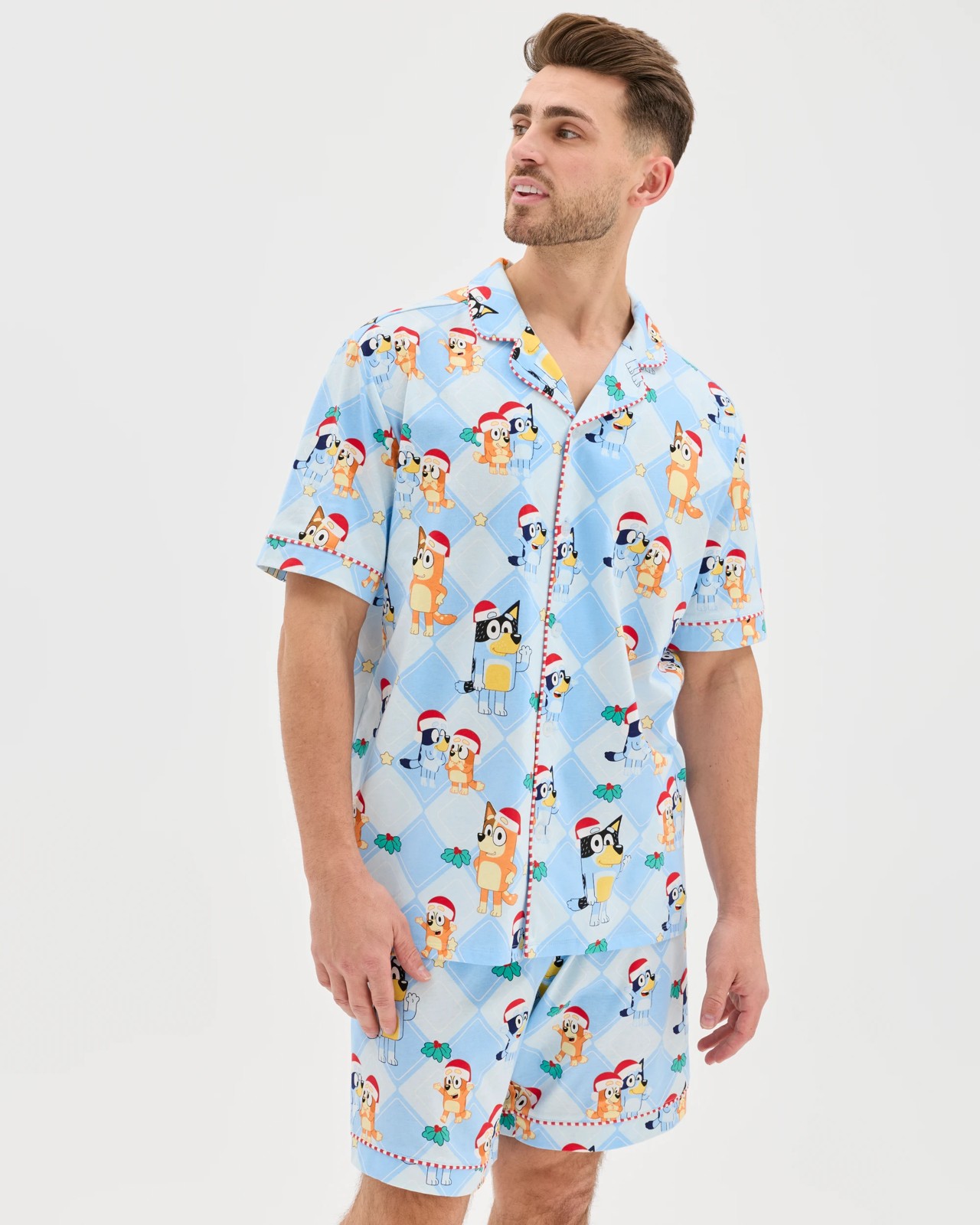 Family Matching Christmas Australian Cotton Mens Pyjama Set - Bluey 4 of 5
