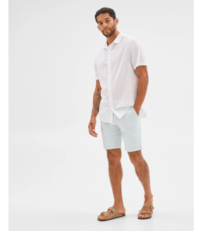 Australian Cotton Blend Slim Chino Shorts