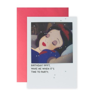 Connections from Hallmark Disney Snow White and the Seven Dwarfs Birthday Card - Time To Party