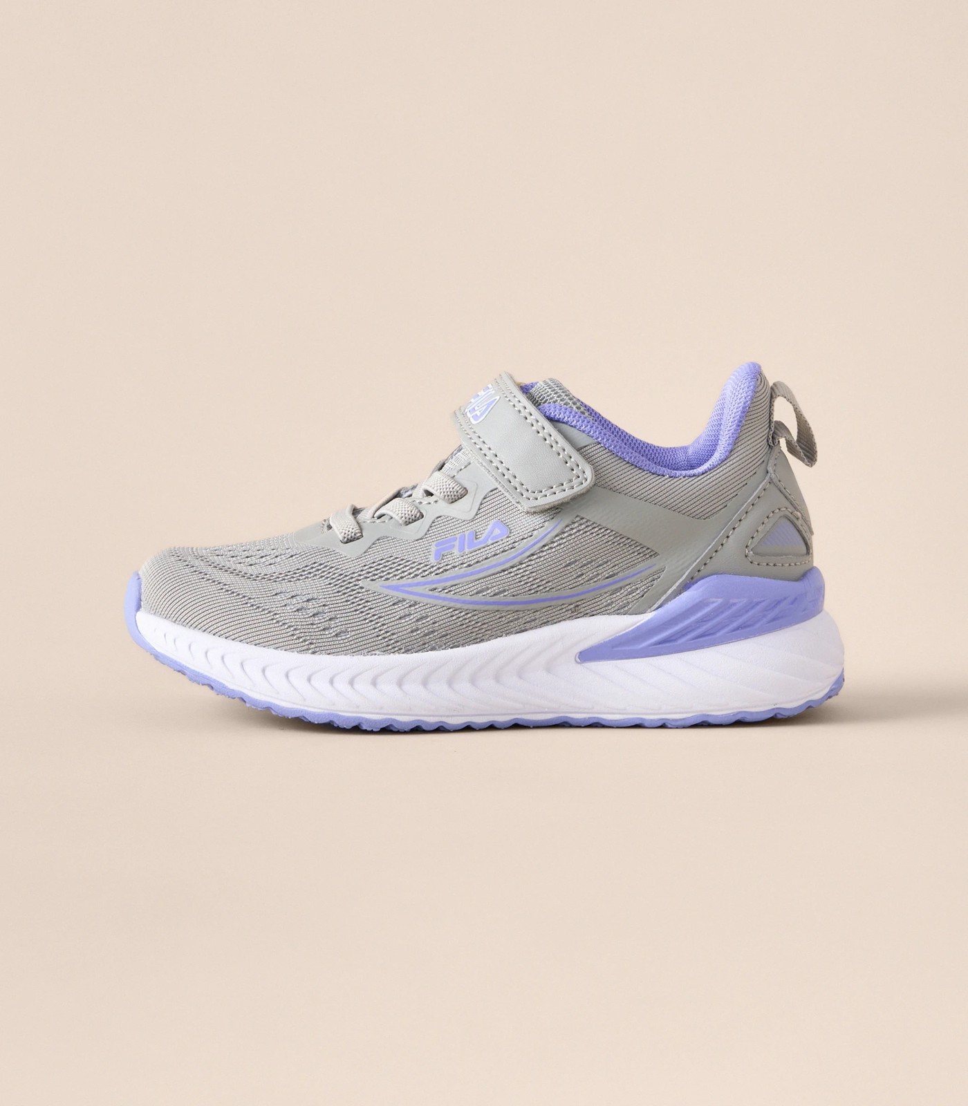 Fila Kids Junior Lazio Sneakers- Grey/Purple 3 of 6