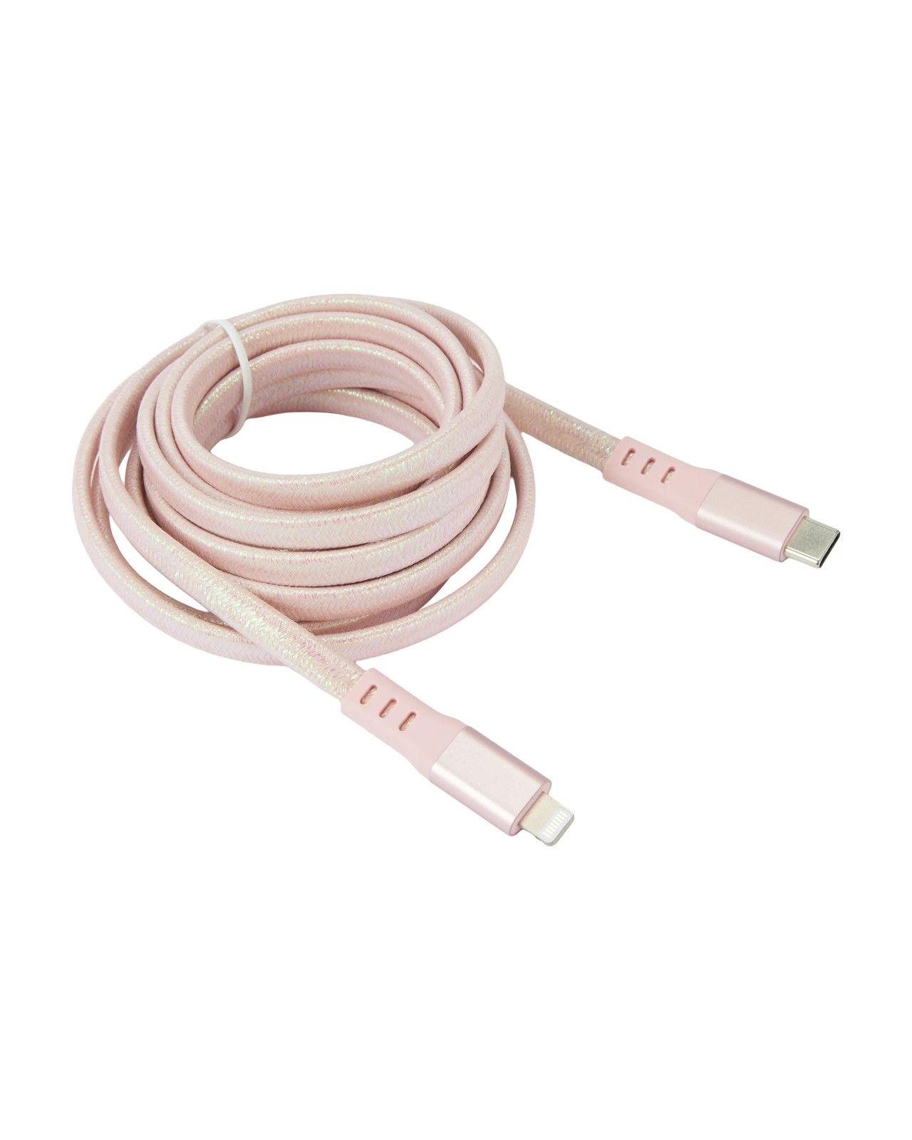 Anko USB-C to Lightning Braided Cable - 2m - Pink 3 of 3